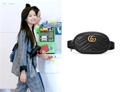 blackpink rose gucci side bag|jennie of blackpink bag.